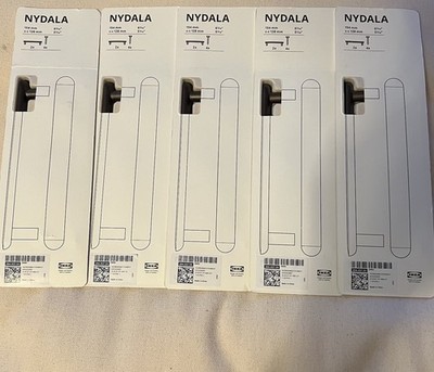 IKEA NYDALA 5X Cabinet Handles Drawer Pulls 2 Pack 6 1/16'' Bronze - 204.057.59