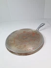 Cast Iron #9 Griddle Griswold Pan And Handle Chrome    As Is