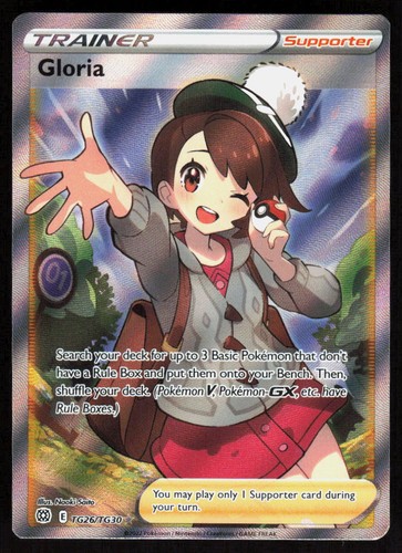 Gloria TG26/TG30 Brilliant Stars Trainer Gallery Pokemon - Ultra Rare Holo NM