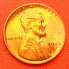1946-S Lincoln Wheat Cent Penny GEM RED BU From an Original Bank Roll