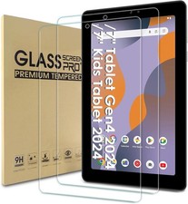 2 Pack Screen Protector for Onn 7" Tablet Gen4 2024, Case Friendly Tempered Glas