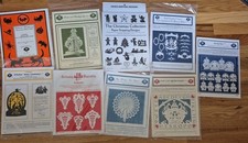 Papercuttings Lot Christmas Halloween Thanksgiving Noah's Ark Scherenschnitte