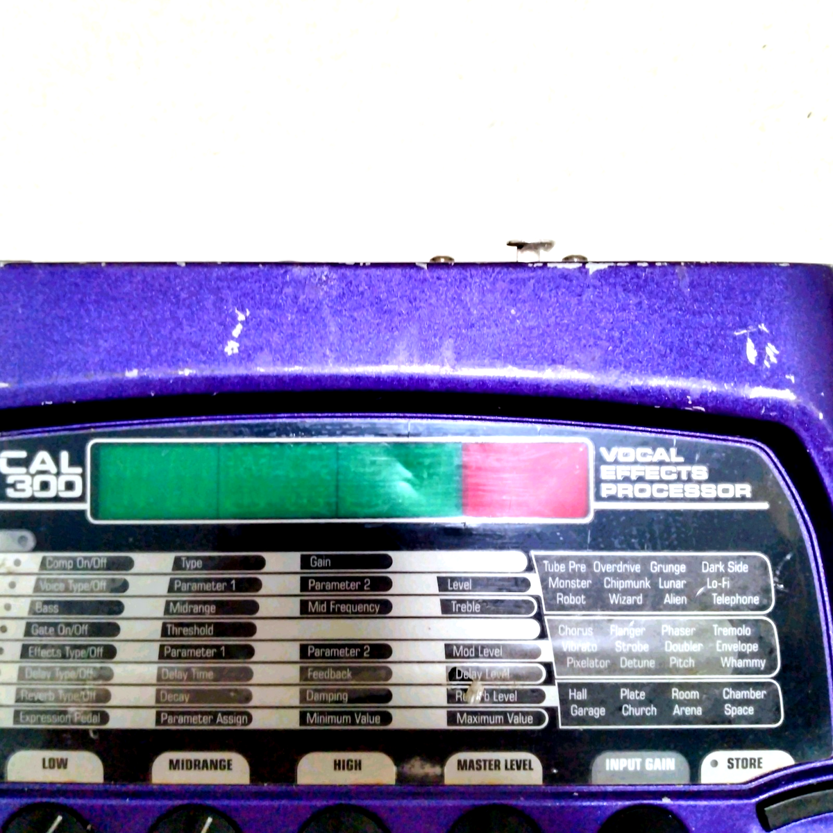 Buy DigiTech VOCAL300 Vocal Multi-Effects Guitar Pedal Plus Gig