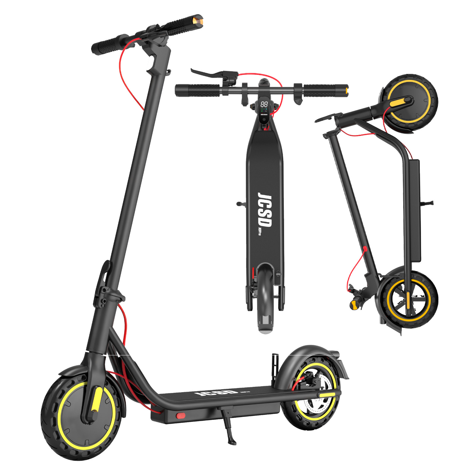 Electric Scooter for Adult 1200W 30MPH 25Mile Foldable 11inch Off-road E-Scooter