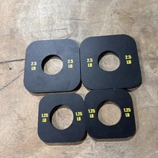 Olympic Fractional Weight Plates Set 1.25LB & 2.5LB Pairs Carbon Steel NEW READ