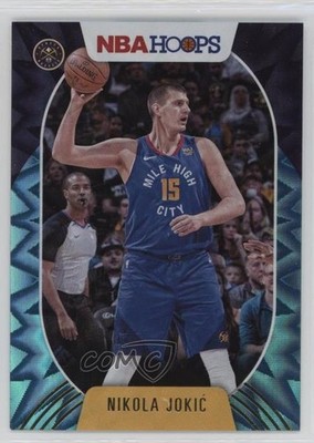 2020-21 Panini NBA Hoops Teal Explosion Nikola Jokic #191 0tk7