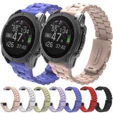 For Garmin Fenix E 8 5 5X Plus 6 6X Pro 7 7X Quick Fit Watch Band Plastic Strap