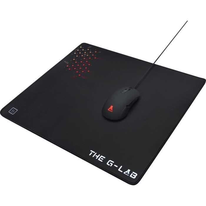 Tapis de souris grand format The G-Lab PAD CAESIUM tapis gaming antidérapant