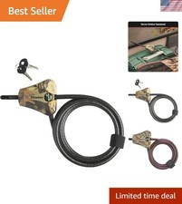Python 6' Adjustable Cable Lock with Key - Ultimate Security for Outdoor Gear