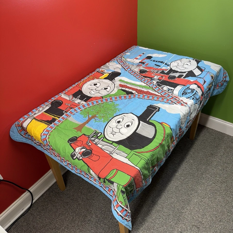 Thomas & Friends 2008 Matching Crib Toddler Bed Sheet Comforter Blanket Set - Image 2 of 4