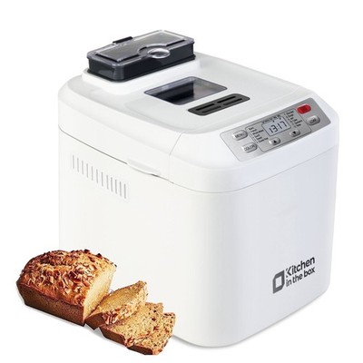 Kitchen In The Box Bread Maker, 2lb Capacity, 12-in-1 Gluten-Free Programs, Auto