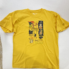 Uniqlo UT Archive Men's Yellow Graphic Print Crew Neck Short Sleeve Tee M