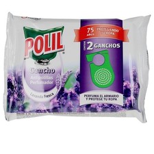 Anti-Moth Hangers with Lavender - Lasts 3 Months Protection, 2 Hooks
