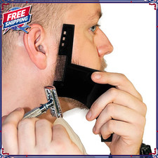 Comb Trimmer Beard Shaping Tool Template Guide for Men Grooming Styling Stencil