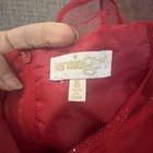 Girls Red Tulle Party Dress By Kensie Girl Size 8 with Sparkles, Ruffle, Flowers — photo 5