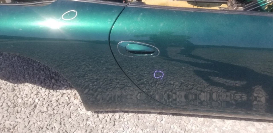 2000 PORSCHE 911 996 CARRERA CONVERTIBLE DOOR RIGHT PASSENGER GREEN Foto 3 de 4