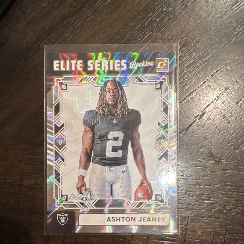 Panini 2025 Donruss Football Elite Series Rookies Ashton Jeanty Raiders ESR-AJY