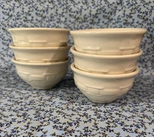 Longaberger Woven Traditions Dessert Bowl - Ivory (4.25” Round x 2.25” ht)