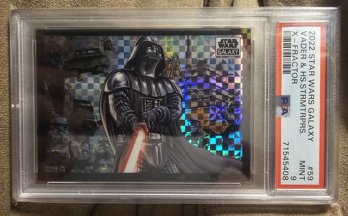 2022 Star Wars Galaxy Chrome Darth Vader & Stormtroopers Xfractor