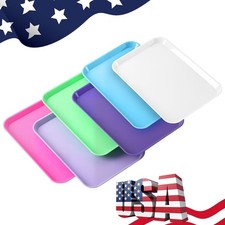 6 Color Dental Autoclave Plastic Instrument Set Up Flat Tray Size B Tray AZDENT