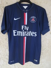 Maillot PARIS SAINT-GERMAIN 2015 PSG n°24 home shirt football NIKE vintage S