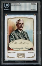 Andrew W. Mellon signed autograph US Secretary of the Treasury Custom Cut BAS