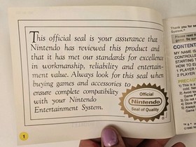 Dr. Mario Nintendo NES Instruction Manual Booklet 