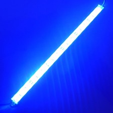 12" Blue 460nm LED Aquarium Fish Tank Light 18LEDs 5050 - Waterproof IP67 Alu...