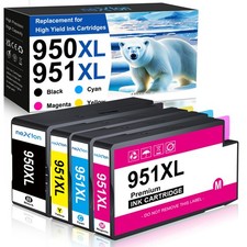 4er XXL Patronen für HP 950 951 XL Officejet Pro 8100 8600 8610 8620 251dw 276dw