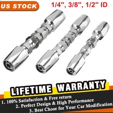 3 Hydraulic Hose Repair Kit 1/4" 3/8" 1/2" ID For R17 R19 2-Wire Hydraulic Hoses