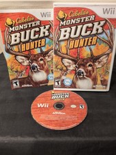 Cabela's Monster Buck Hunter (Nintendo Wii, 2010) Complete with Manual CIB