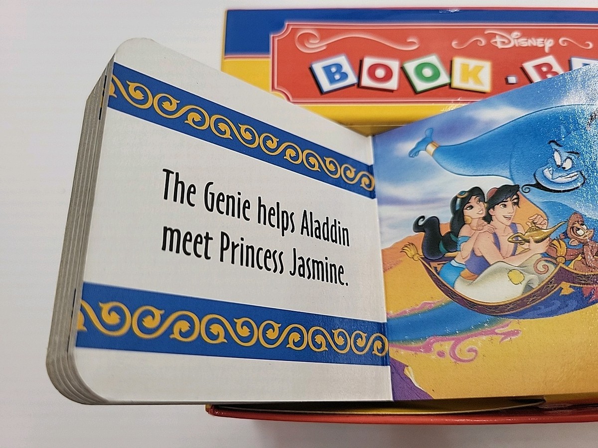 Vintage 1999 Disney Classics Book Block - 10 Small Books - Lion