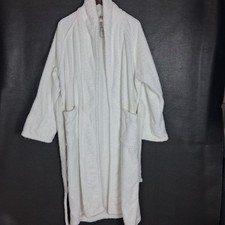 Frette Bath Robe Unisex Large to XL Terry Shawl Collar Belted Turkey Luxury Spa