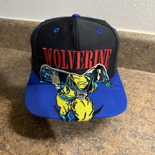 Vintage Wolverine Marvel Comics Embroidered Snap Back Hat