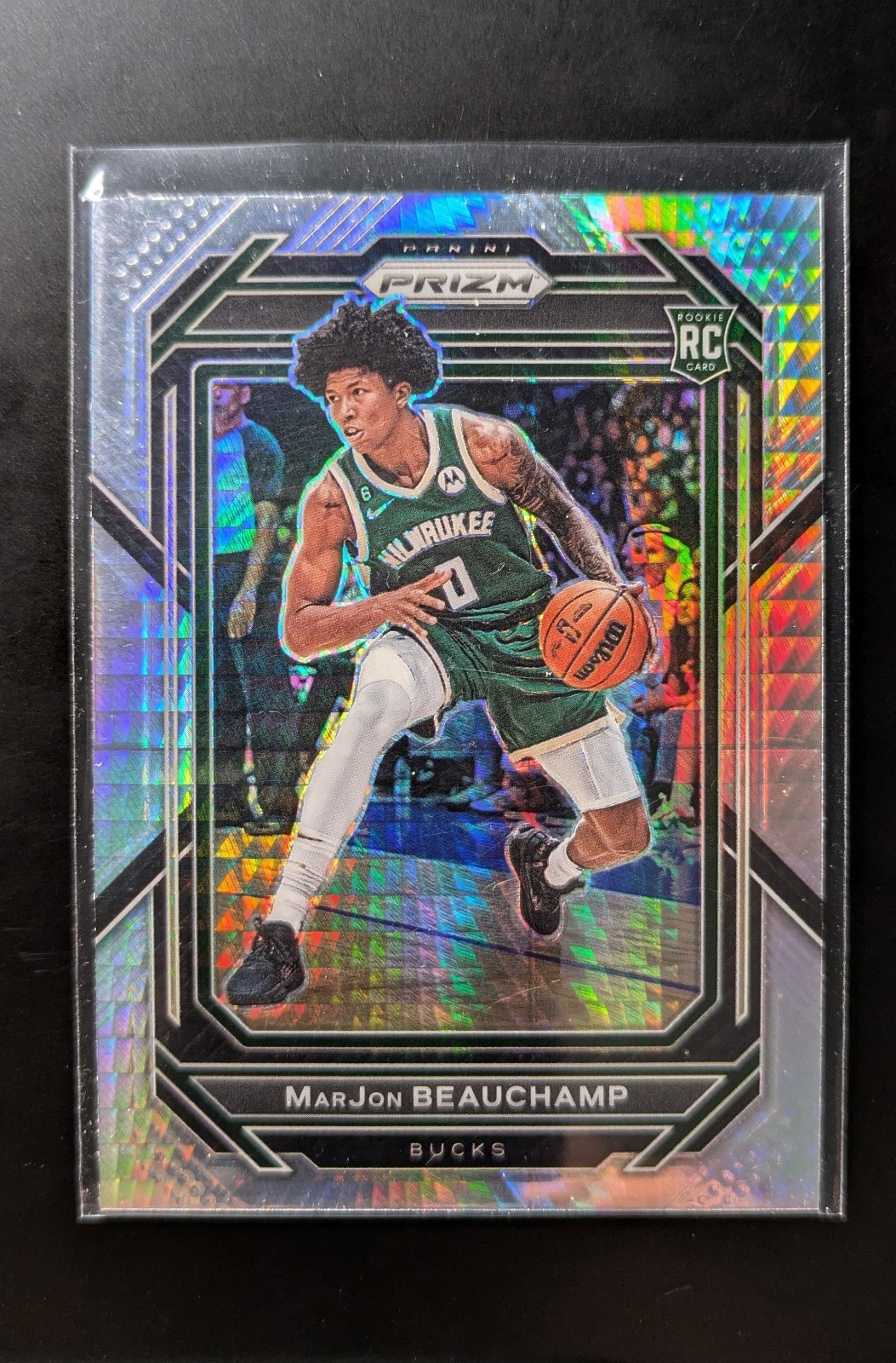 2022-23 Panini Prizm - MarJon Beauchamp #268 Hyper Prizm (RC)