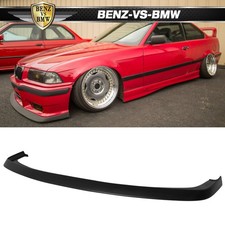 Fits 92-98 Bmw E36 M3 Only Ac Style Unpainted Front Bumper Lip Spoiler - Pu