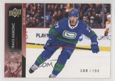 2021-22 Upper Deck Series 2 UD Exclusives 66/100 Travis Hamonic #424 0c3