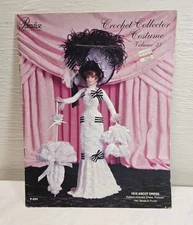 Paradise Publications Crochet 1910 Ascot Dress Fashion Doll Costume Vol 23