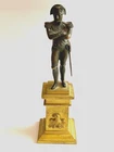 Antique Bronze Napoleon Bonaparte France Emperor Statue 19th C Waterloo War
