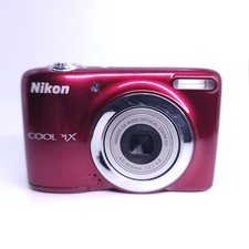 Nikon Coolpix L25 Red 10MP Digital Camera 5x Zoom Compact - Tested