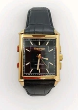 NOS Rare Triumph Motorcycles Men's 3023-4 Black Analog-Digital Dial Watch 5ATM