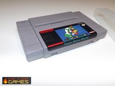 AUTHENTIC! Super Mario World -  GAME ONLY - SUPER NINTENDO SNES - 1213a