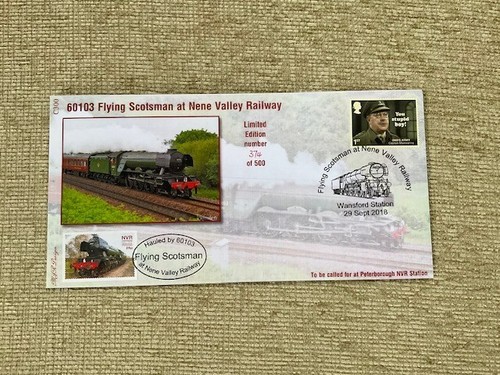 60103 Flying Scotsman At Nene Valley Railway collectors stamps Limited Edition - Picture 2 of 3