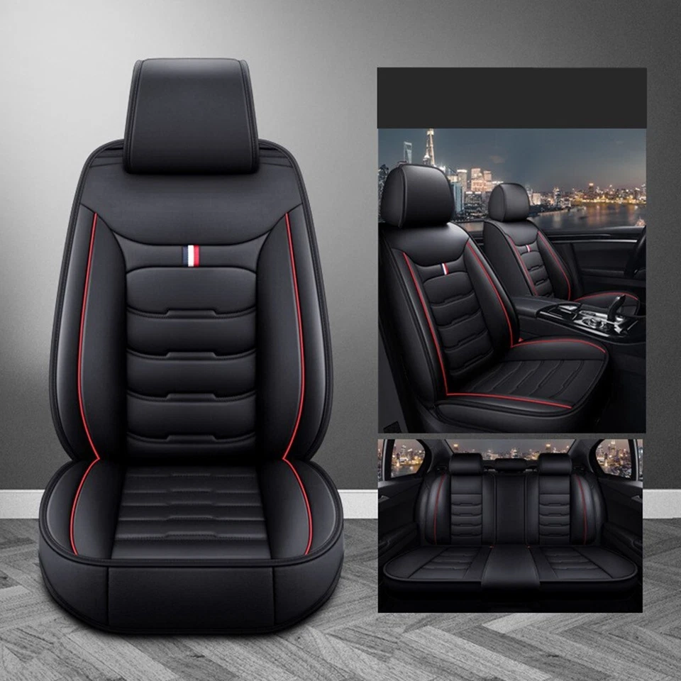 For Nissan Rogue 2014-2023 Front Rear Car Seat Cover Full Set 5-Seats Cushion Foto 4 de 4