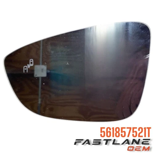 2016-2022 VOLKSWAGEN PASSAT FRONT LEFT DOOR MIRROR GLASS NEW OEM 561857521T