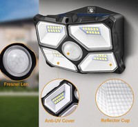"CT23410 Led Solar Wandleuchte \"Swl 722\" Pir Bewegungsmelder, 72 Leds, IP65"