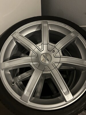 Touren TR65 18x8 5x108/5x4.5'' +35mm Silver Wheel Rim 18'' Inch