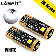 LASFIT T10 W5W 168 194 LED License Plate Lights Bulbs for Toyota RAV4 1996-2017