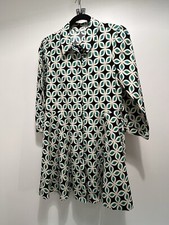 ZARA Black & White Geometric Printed Dress Size S