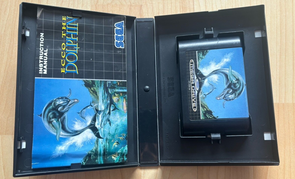 Sega Megadrive Echo the Dolphin Fully complete with manual VGC